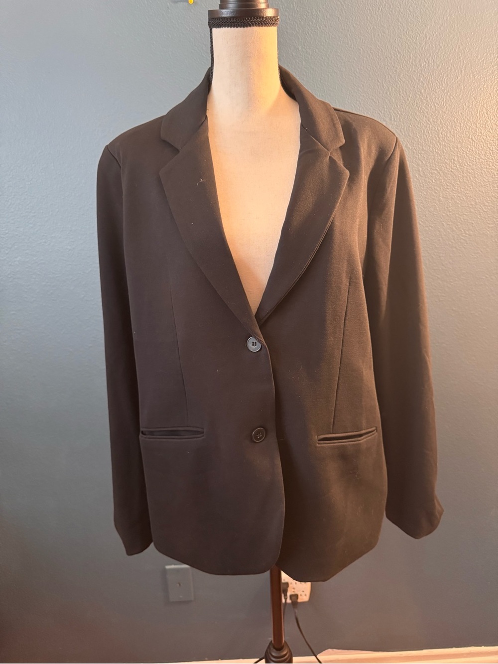 Women's Tailored Black Blazer Jacket